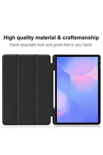 Techsuit Husa Samsung Galaxy Tab S10 FE Plus Flex Trifold Pen, mov