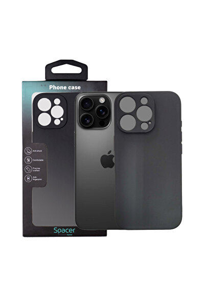 Spacer Iphone 16 Pro Spacer case, 1.5mm thickness, flexible TPU material, bla...