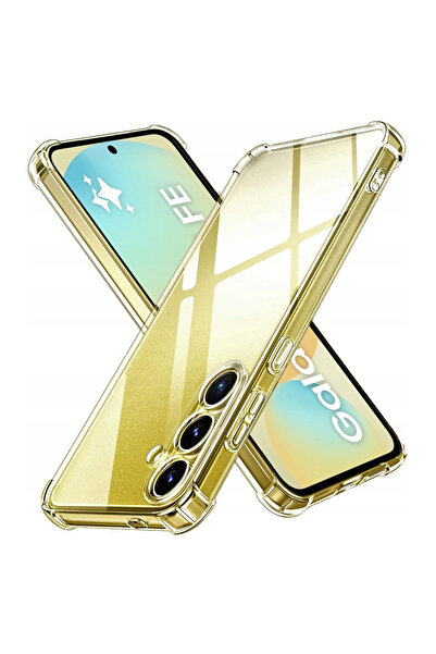 Techsuit Husa Samsung Galaxy S24 FE Αντικραδασμική διάφανη σιλικόνη, διαφανής