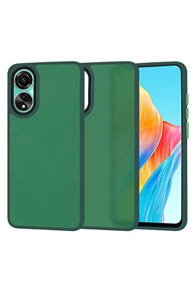 Techsuit Husa Oppo A78 4G HaloFrost Series, verde inchis