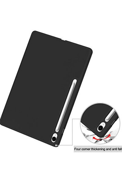 Techsuit Husa Samsung Galaxy Tab S10 FE Plus Flex Trifold Pen, mov