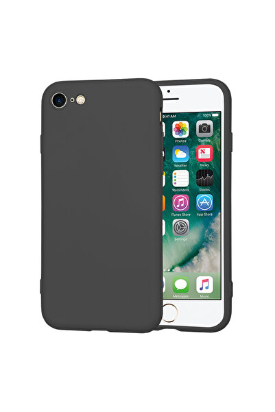 Techsuit Husa silicon iPhone 7 SoftFlex, negru