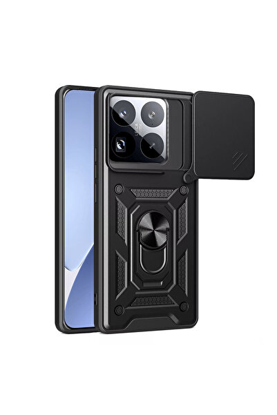 Techsuit Husa Xiaomi 15 Pro protectie camera CamShield Series, negru