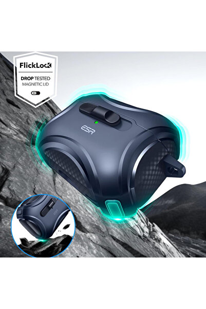 ESR Husa Apple AirPods Pro Cyber Magnetic Lock HaloLock, albastru
