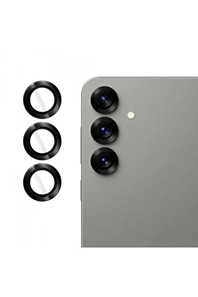 Lito Samsung Galaxy S25 Plus Camera Protector S+ Glass Film, black