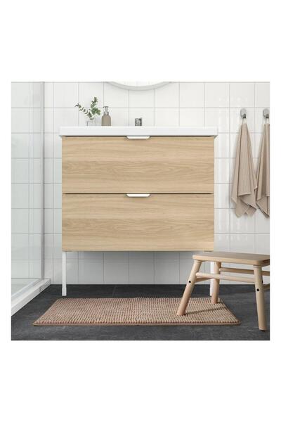 IKEA Toftbo Bath Mat Beige 50X80 cm