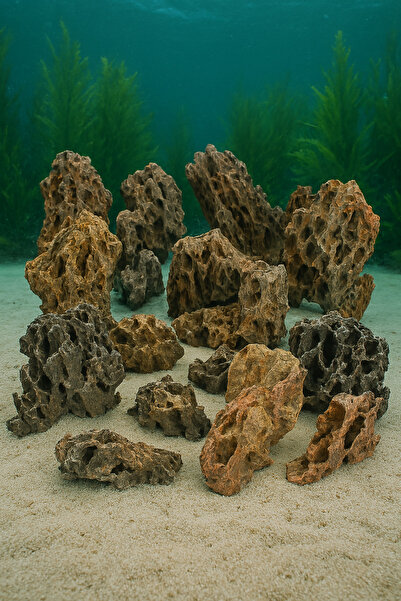 MD×JOA Dragonstone Hardspace Doğal Akvaryum Kayası ( 1 Adet ) Karışık Modelle...