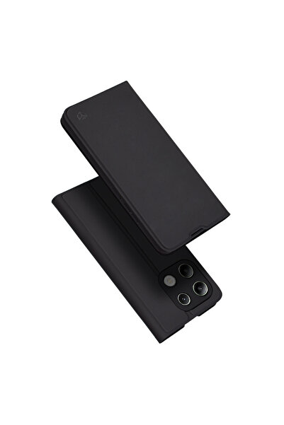 Techsuit Θήκη βιβλίου Xiaomi Redmi Note 13 4G Magskin, μαύρη