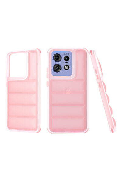 Techsuit Husa Motorola Edge 50 Pro Wave Shield, roz