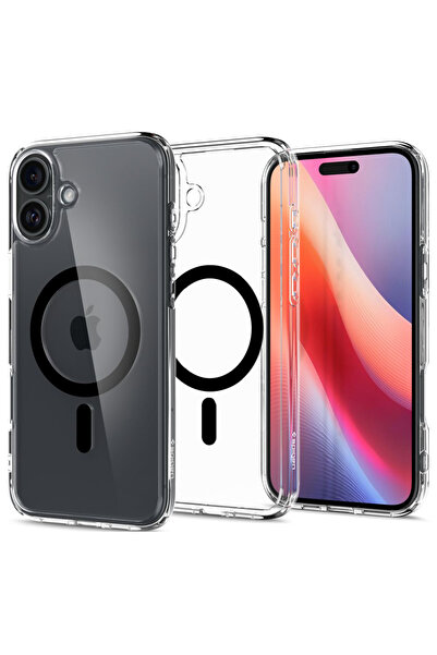 Spigen Husa iPhone 16 Plus Ultra Hybrid MagSafe, negru