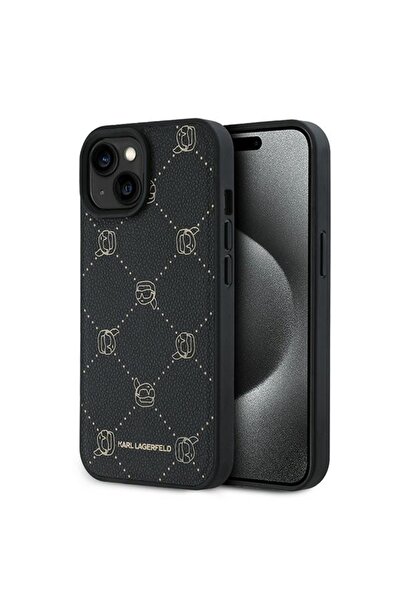 Karl Lagerfeld Husa iPhone 15 Plus Karl Lagerfeld Leather MagSafe, Karl Head,...