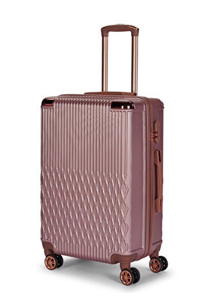 LİMRA 5-piece luggage set with 4 wheels, solid and modern design