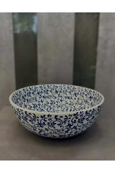 zepce design Blue Blanc Porselen Kase