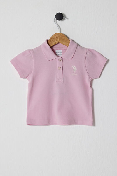 U.S. Polo Assn. Kız Bebek Pudra Pijama Takımı 50322904-VR042