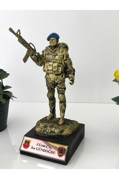 Teknookul Kişiye Özel Jandarma Hizmet Anısı Hediyelik Plaket