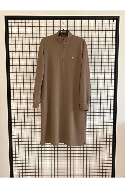 Armine TREND Half-Thigh Zippered Pocket Tunic