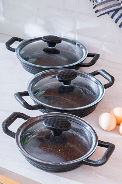 ACAR Diamante 6 Piece 3-Layer Covered Pot Set