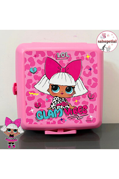 Salsepetial Lol Lisanslı Beslenme Kutusu 4 Bölmeli Kilitli Okul Beslenme Kabı Yemek Kabı