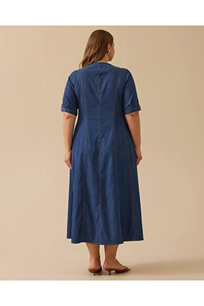 Gala-Xi 10002512214011 GALAXİ JEAN ELBİSE