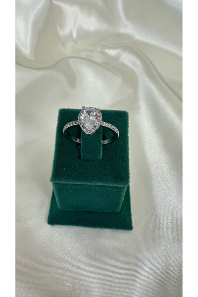 ela jewelry خاتم حجر قطرة