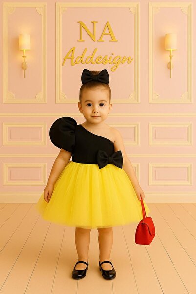 NA ADDESIGN Girl's Colorful Tulle One-Shoulder Evening Dress – Special Occasi...