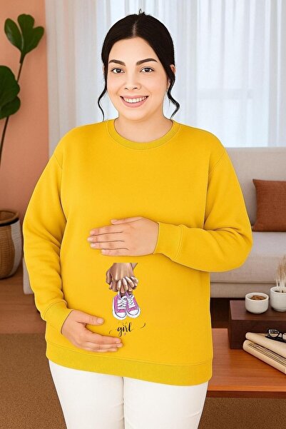 E-ROMA SWEATSHIRT DE MATERNITATE IMPRIMAT