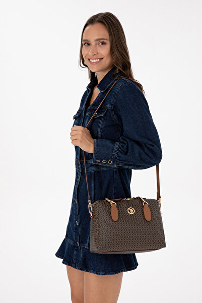 U.S. Polo Assn. Kadın Kahverengi Omuz Çantası 50317794-VR029