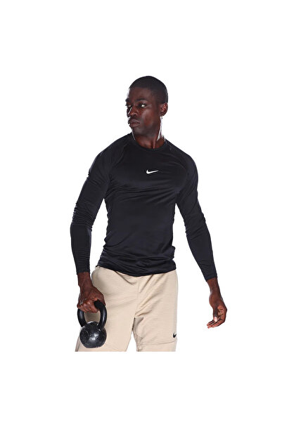 Nike Dri-Fit Erkek Siyah Antrenman Sweatshirt FB7919-010