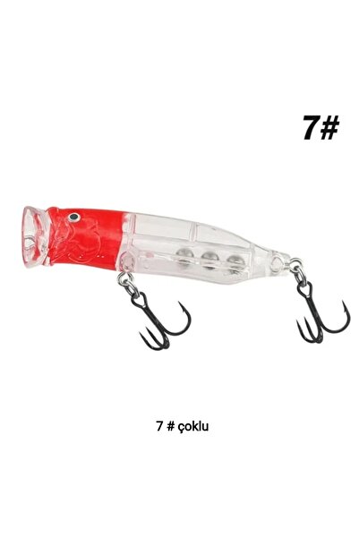 Bozok balıkçılık POPPER , SU ÜSTÜ MAKET BALIK 7 CM 9 GRAM