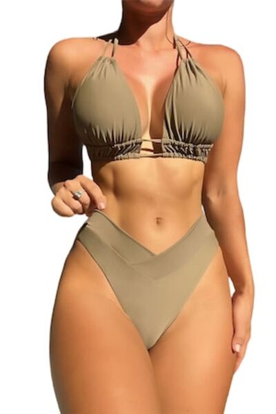 Mixbo Two-Piece Swimsuit, Cream Fantasy, Mixbo, Size M