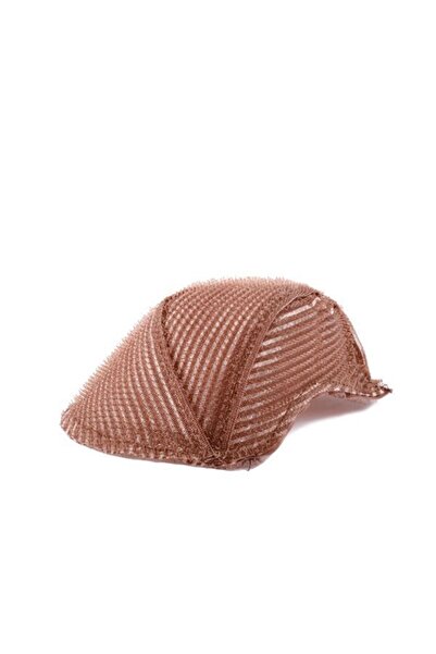 Bifull Coc de păr Tokyo maro cu umplere, diametru 14,5 cm -