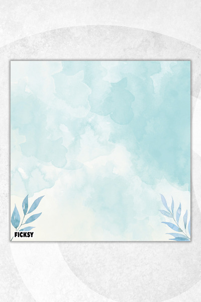 Ficksy Flower Memo Pad - 9*9 cm Size - 50 Sheets - Notepad - Memopad - Note Paper - to Do List - Notebook