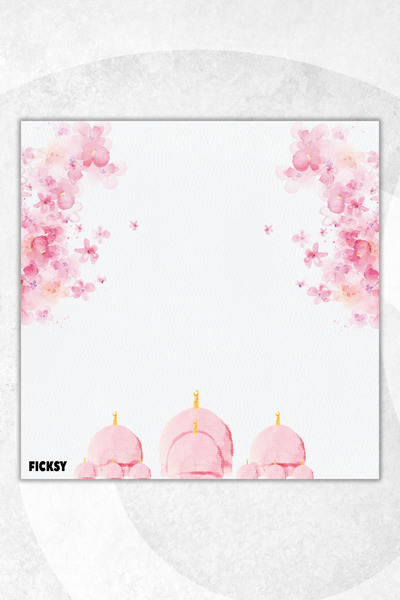 Ficksy Flower Memo Pad - 9*9 cm Size - 50 Sheets - Notepad - Memopad - Note Paper - to Do List - Notebook