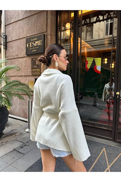 DEHA textile Cardigan with Belt Detail Knitwear 75 cm Standard