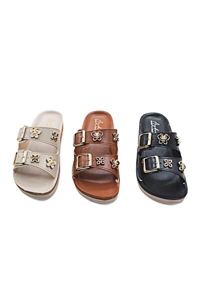 Ayder Kadın Çift Tokalı Anatomik Günlük Terlik