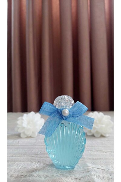 DeMu İstiridyeli Kristal Kapaklı Kolonya 15 Adet ( Bebek,Sünnet,Söz,Mevlid)