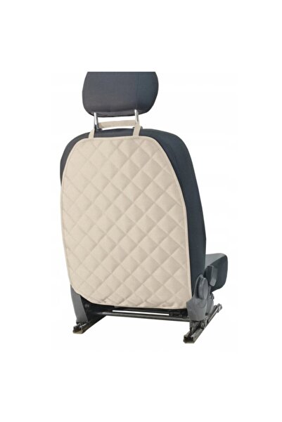 Metru Patrat Covoraș auto de protecție pentru spătarul scaunului din față, lavabil, impermeabil, culoare crem