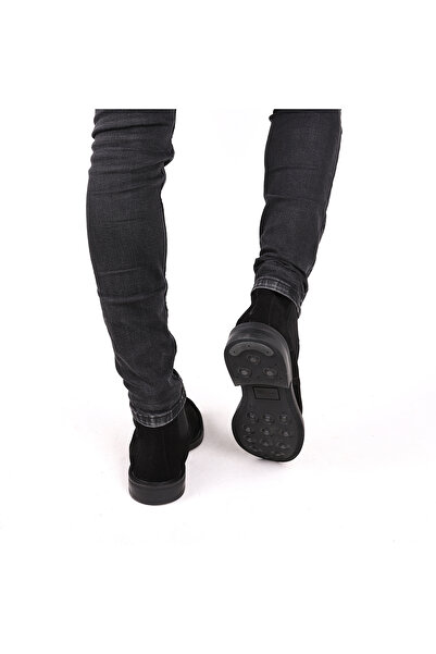 Aintap Hakiki Süet Deri Erkek Günlük Bot