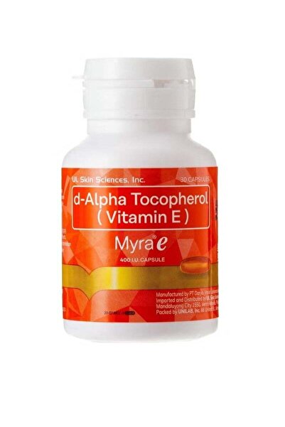 Myra د-ألفا توكوفيرول فيتامين هـ 400 وحدة دولية 30 كبسولة