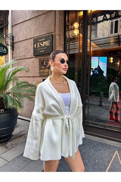 DEHA textile Cardigan with Belt Detail Knitwear 75 cm Standard