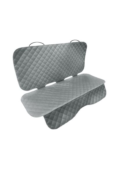 Metru Patrat Husă universală matlasată pentru bancheta spate, impermeabilă, lavabilă, gri - Metru Patrat