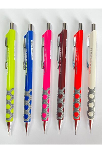 Mikro MK 9001 6 Renk 0.7 Uçlu Versatil Kurşun Kalem 6 lı Set