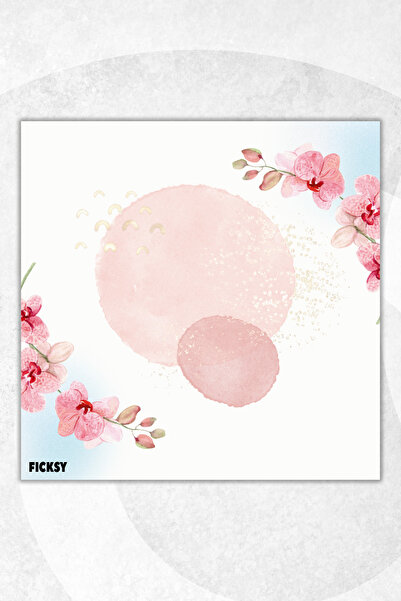 Ficksy دفتر ملاحظات على شكل زهرة - مقاس 9*9 سم - 50 ورقة - دفتر ملاحظات - مذك...