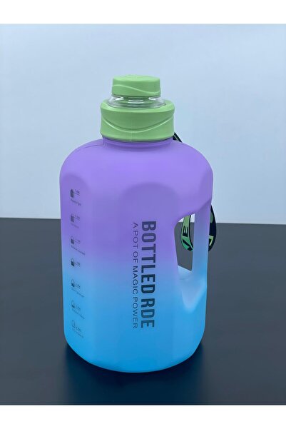 YzHome Luxury Motivation Colorful Acrylic Flask with Hanger Bottle Model Water Bottle Model 1000ml