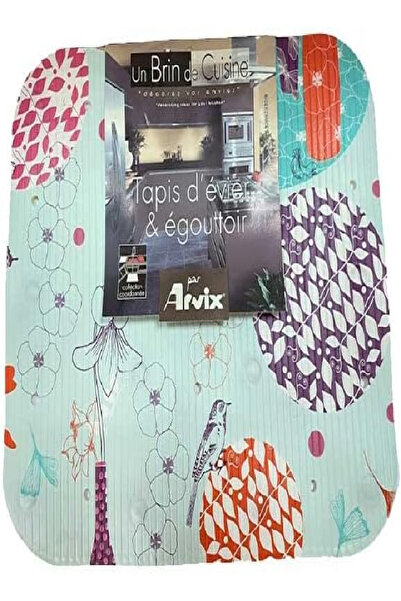 arvix سجادة حوض، 36 × 41 سم، متعددة الألوان، قطعة واحدة لحماية المطبخ