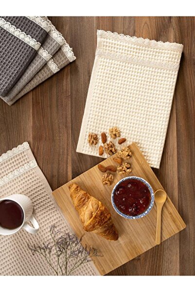 Karna Home Πετσέτα κουζίνας 40x60 εκ. Σετ 5 τεμαχίων Torshon Güpürlü Kopenaki