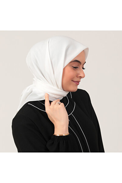 ipekistanbul Καλοκαιρινό τζιν κασκόλ - Pearl White