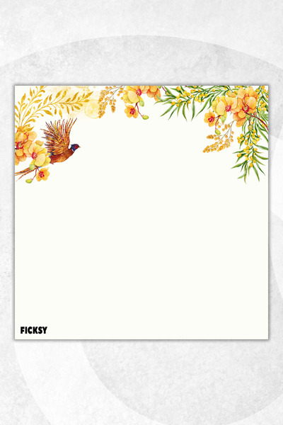 Ficksy دفتر ملاحظات على شكل زهرة - مقاس 9*9 سم - 50 ورقة - دفتر ملاحظات - مذك...