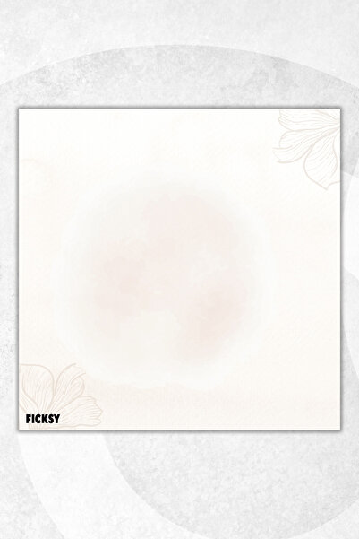 Ficksy Flower Memo Pad - 9*9 cm Size - 50 Sheets - Notepad - Memopad - Note Paper - to Do List - Notebook