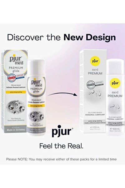 Pjur مرطب شخصي ممتاز من ميد جلايد مصنوع من السيليكون للبشرة الحساسة 100 مل
